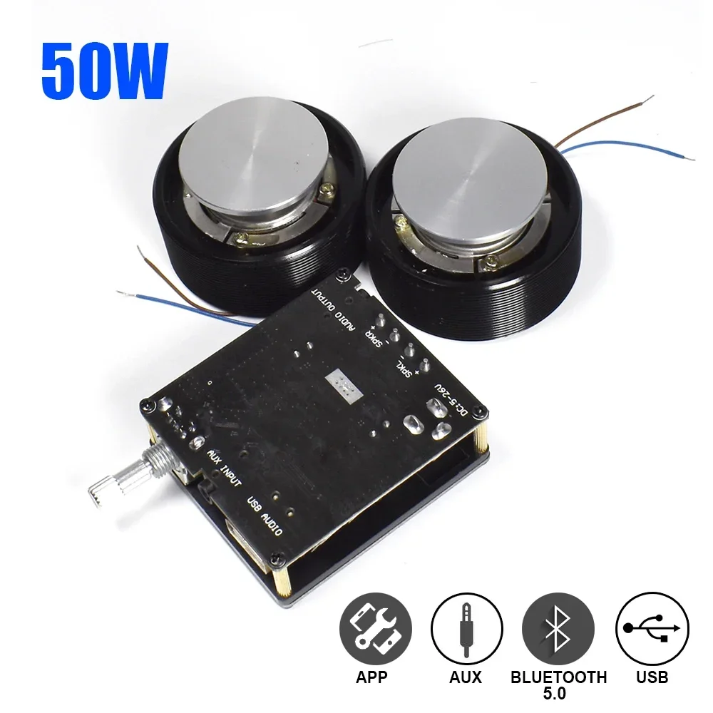 Musical Instrument Diy - 1 zestaw 50W 2.0 głośnik wibracyjny