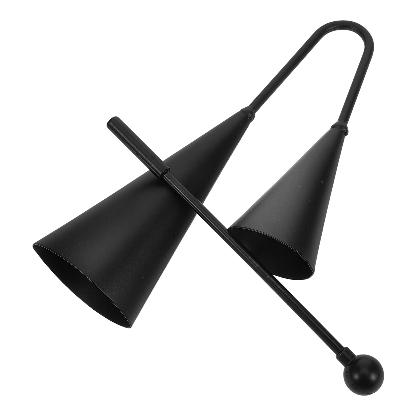 Musical Instrument Agogo - Podwójny Trąbka Metalowy Dzwonek Agogo Dzwonki