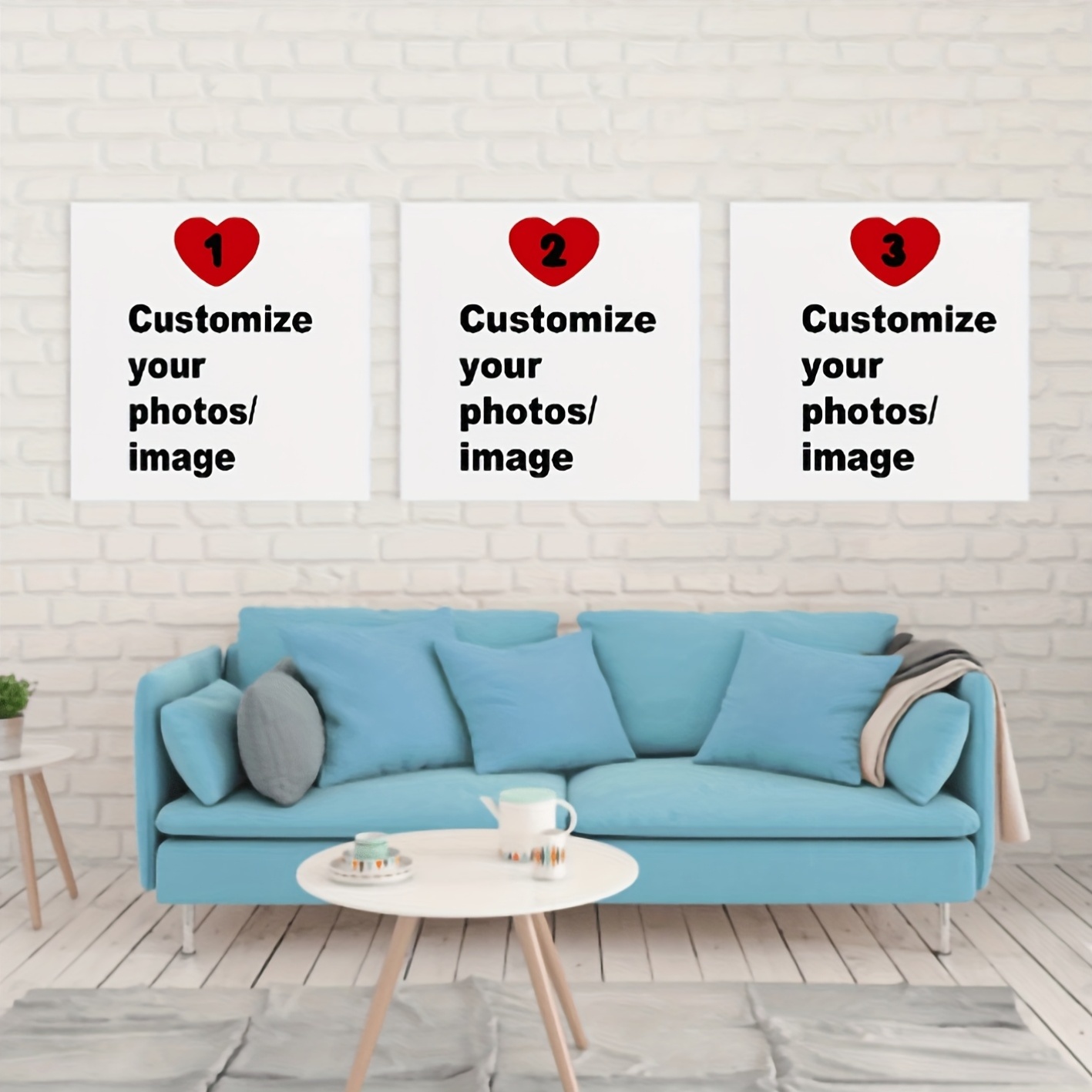 Musical Instrument Painting - 3 szt./zestaw Personalizowane kwadratowe plakaty na