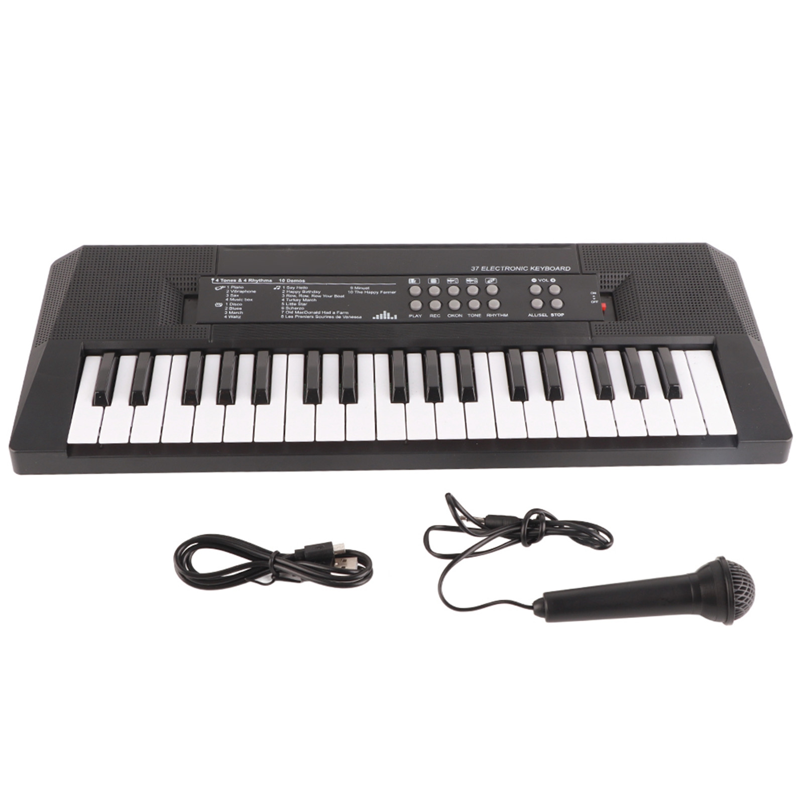 Musical Instruments Names - Klawiatura elektryczna 37 klawiszy, pianino, instrument
