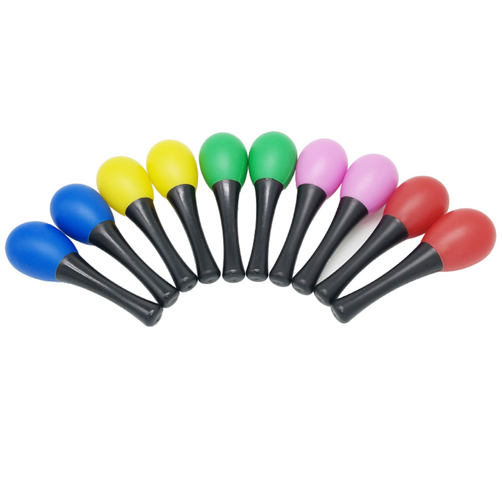 Musical Instrument Maraca - 2 szt. Marakasy, instrumenty perkusyjne, plastikowe