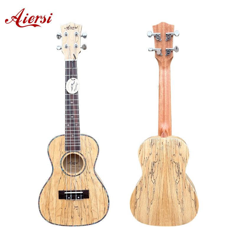 Musical Instrument Hawaii - Ukulele koncertowe z drewna klonowego, 23-calowe,