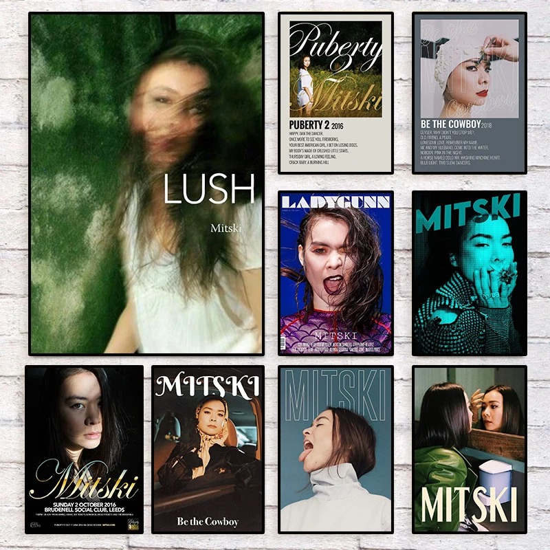 American Pop Singer MITSKI Art – Musical Instrument Painting recenzja i cena