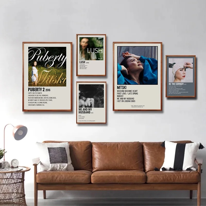 American Pop Singer MITSKI Art – Musical Instrument Painting recenzja i cena