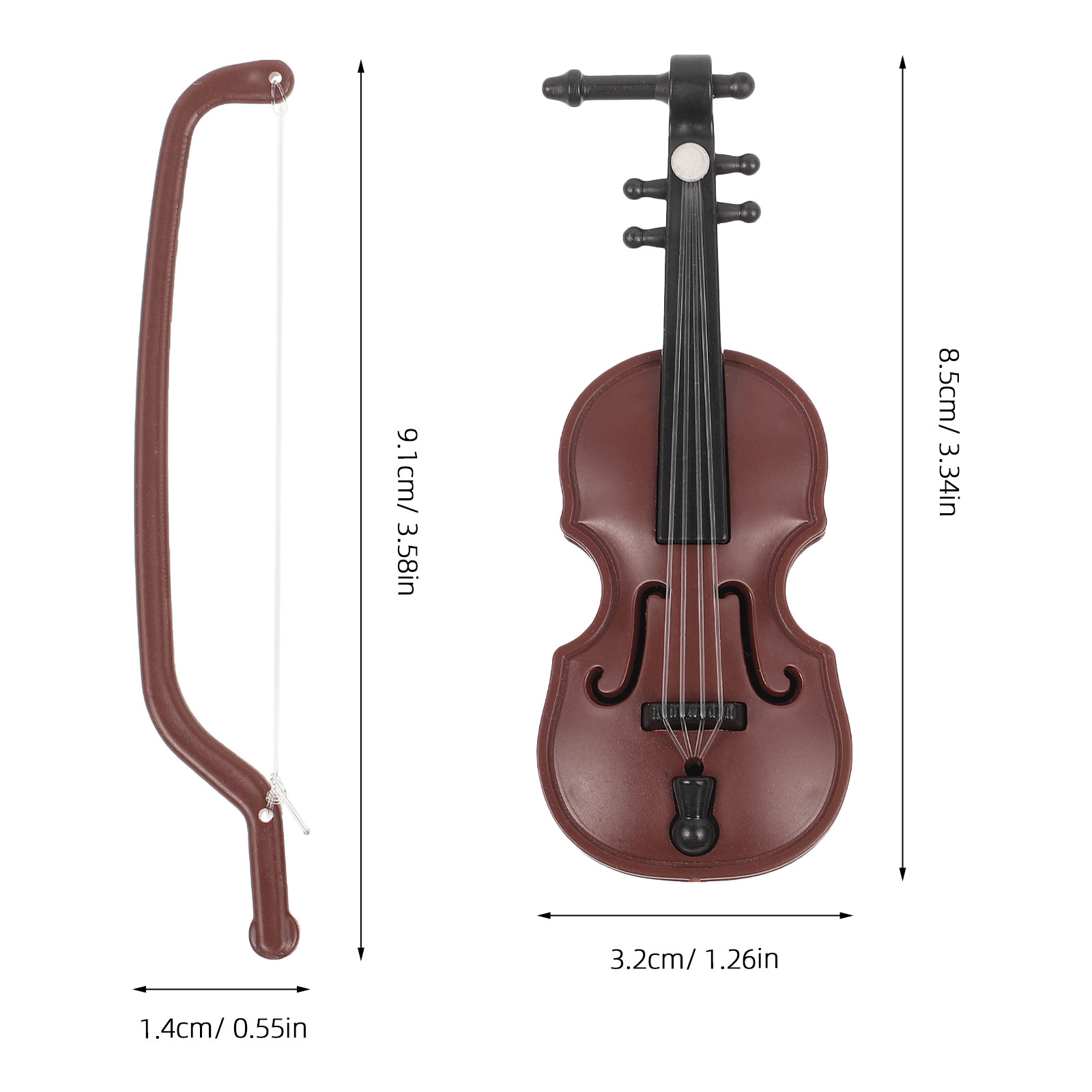 20 zestawów Mini Skrzypce z Dr – Musical Instrument Xmas Ornaments recenzja i cena