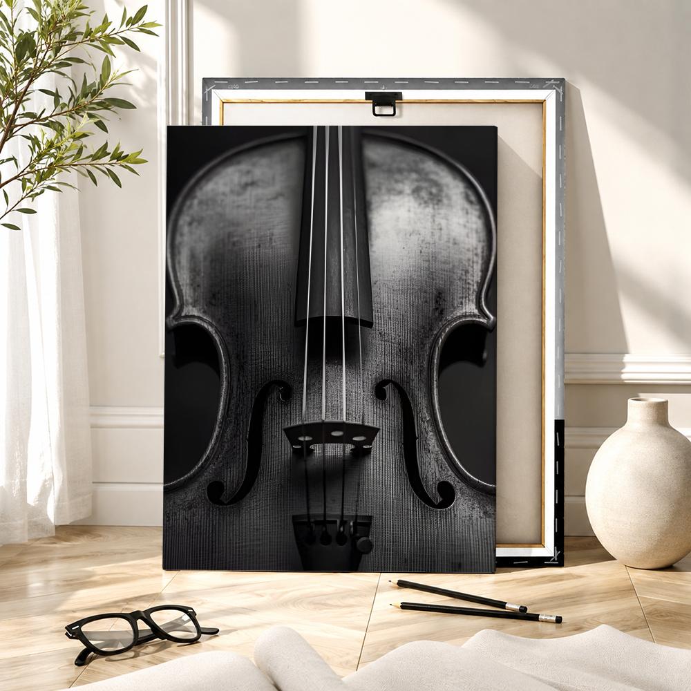 Czarno-biały obraz muzyczny z  – Musical Instrument Painting recenzja i cena