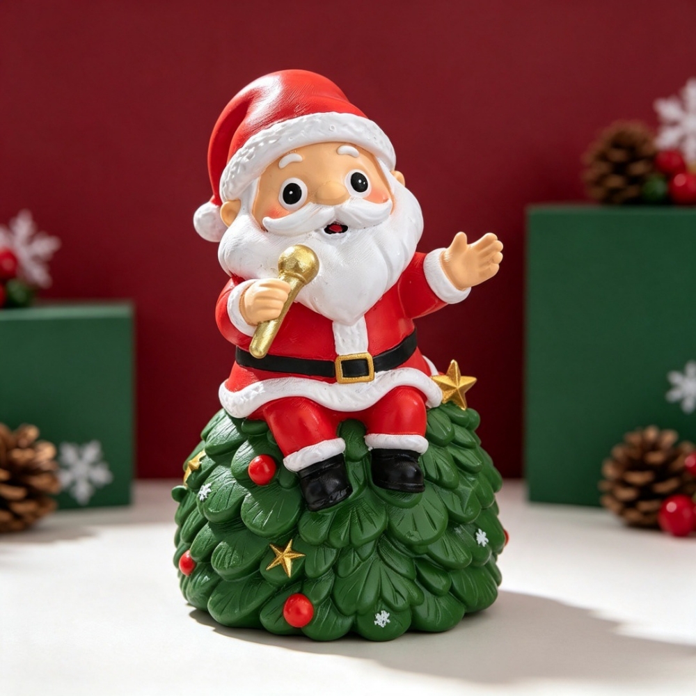 Figurka Świętego Mikołaja z ży – Musical Instrument Xmas Ornaments recenzja i cena