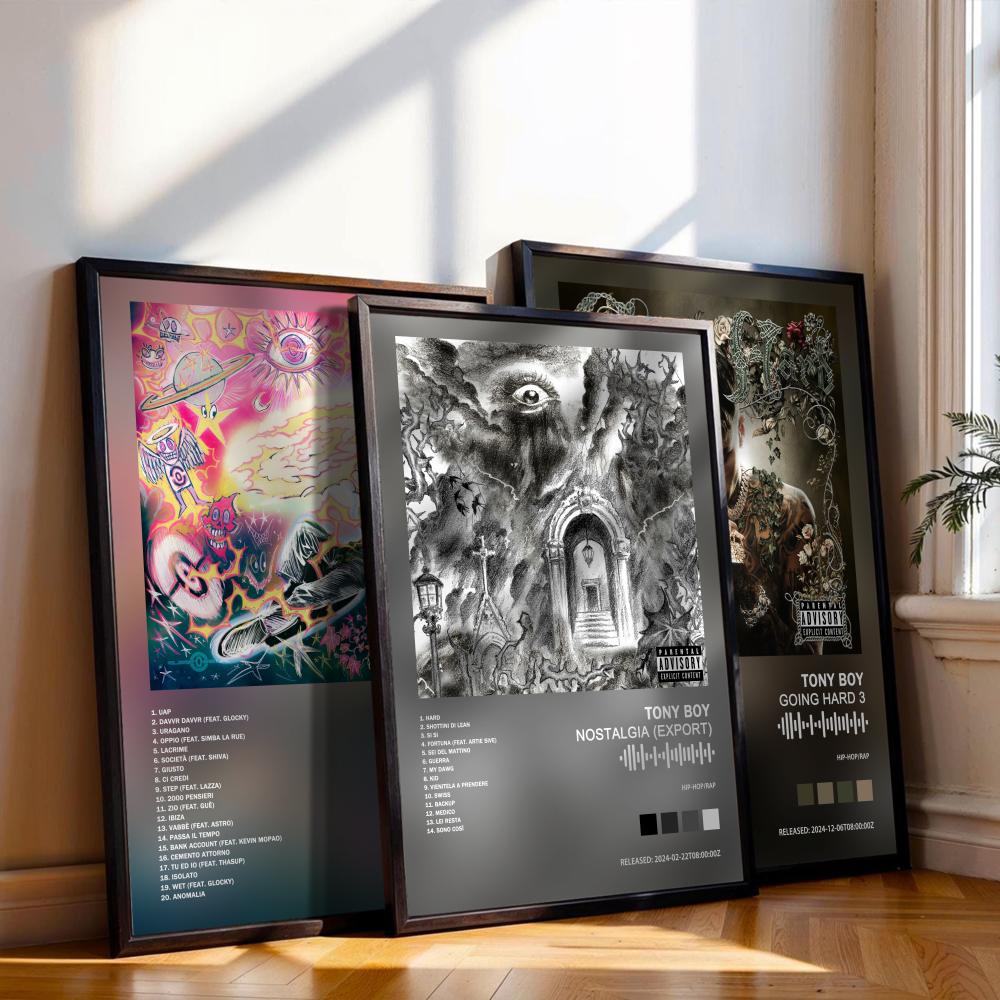 Plakat Tony Boy Okładka Albumu – Musical Instrument Painting recenzja i cena