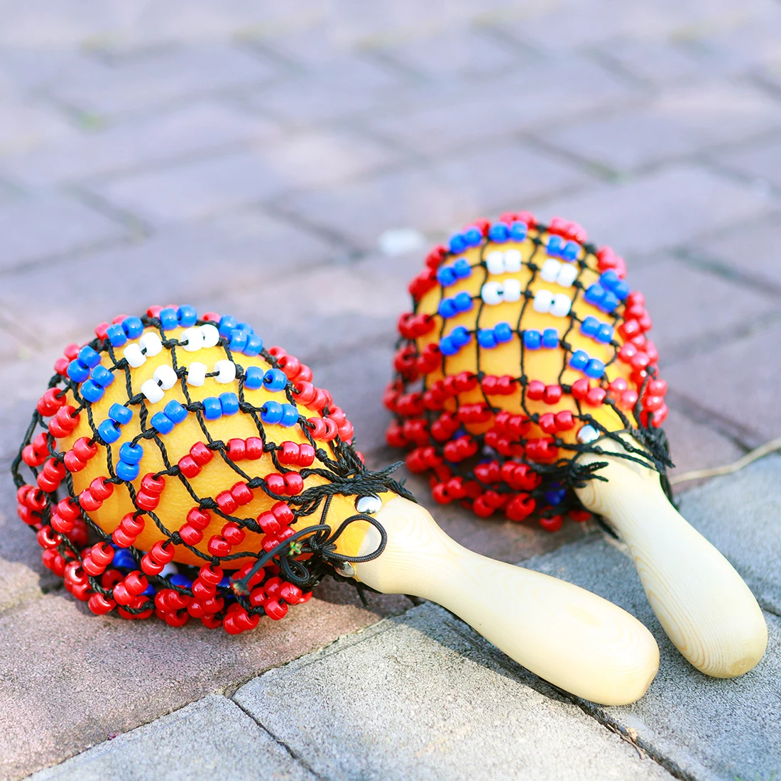IRIN Orff Bead Net Sand Hammer – Musical Instrument Maraca recenzja i cena