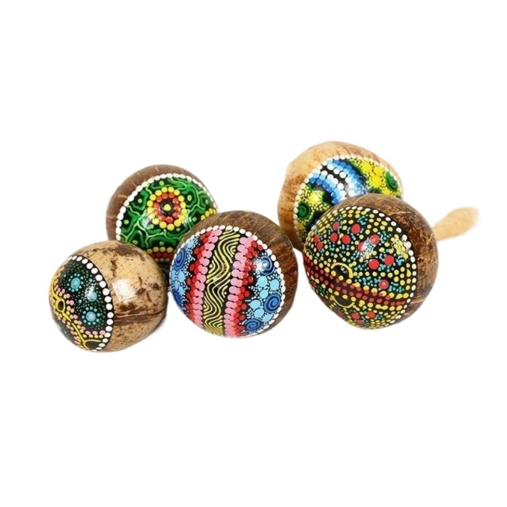 Vintage Marakasy z Łupin Kokos – Musical Instrument Maraca recenzja i cena
