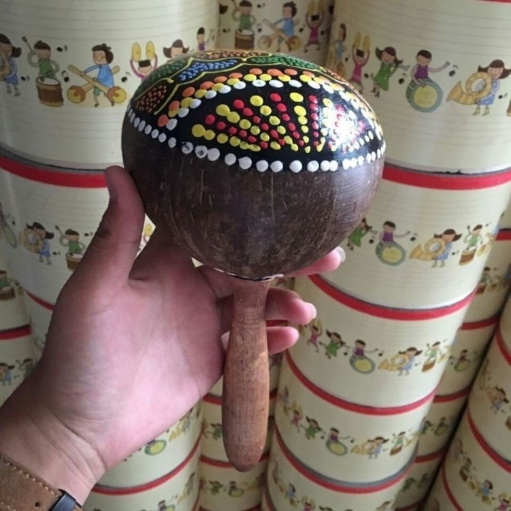Vintage Marakasy z Łupin Kokos – Musical Instrument Maraca recenzja i cena