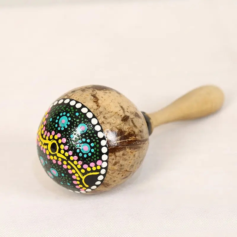 Malowane kokosowe marakasy z n – Musical Instrument Maraca recenzja i cena