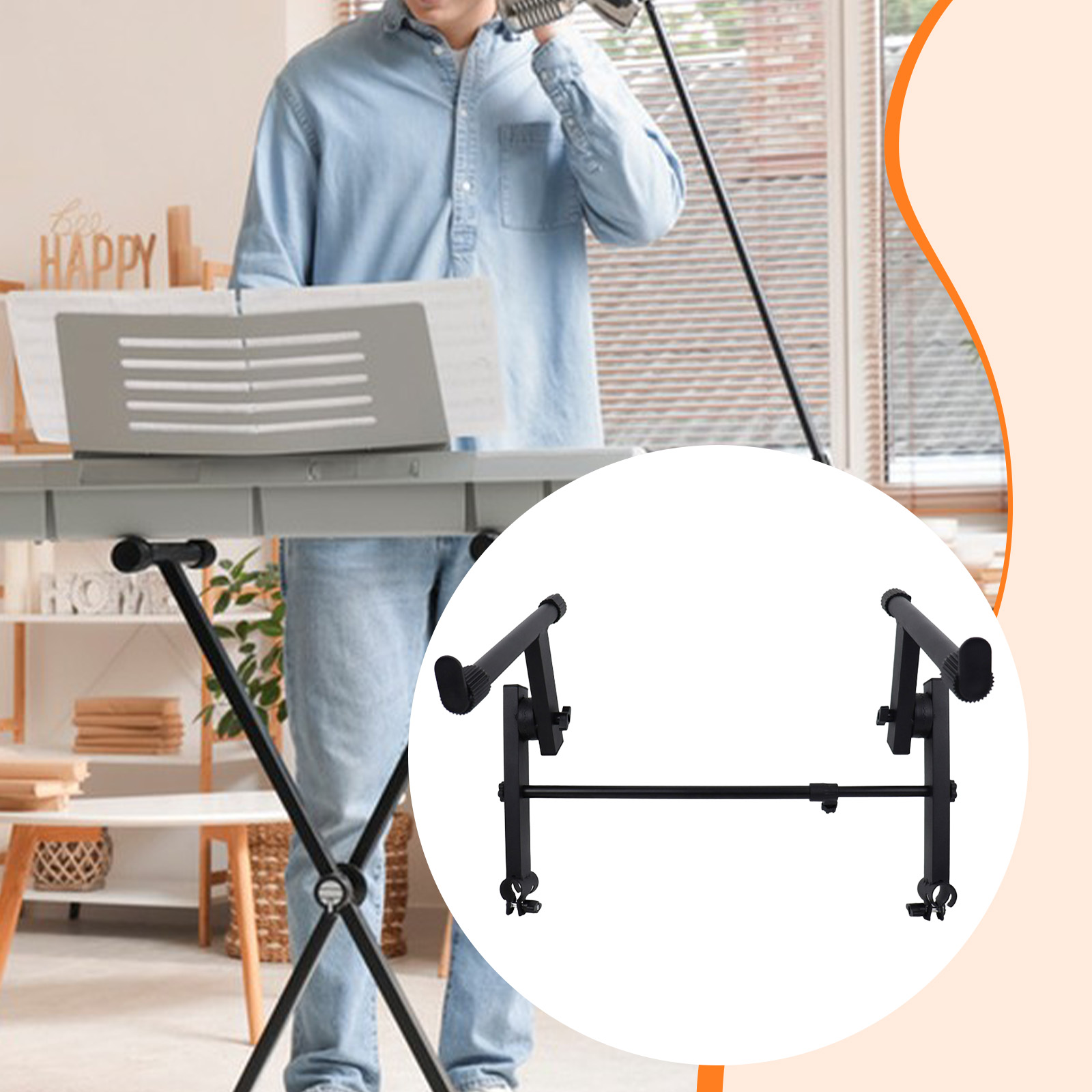 Metalowy stojak na pianino ele – Musical Instruments Names recenzja i cena