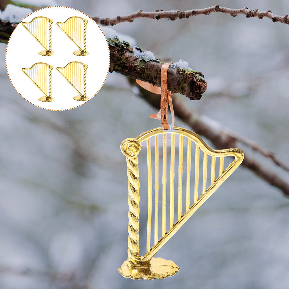 15 szt. Mini Harfowe Instrumen – Musical Instrument Xmas Ornaments recenzja i cena