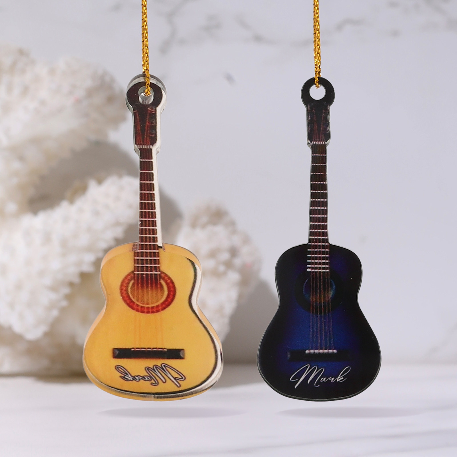 10 szt. Miniaturowych Gitar na – Musical Instrument Xmas Ornaments recenzja i cena