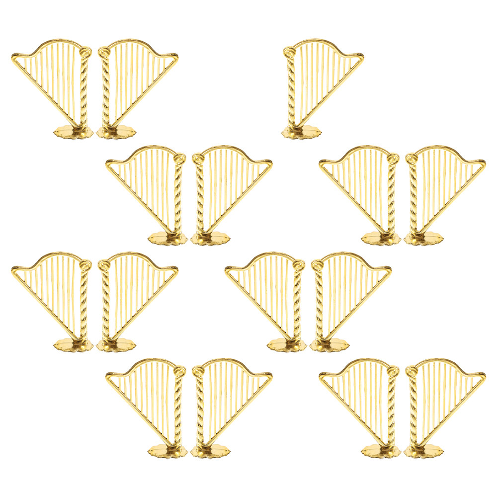 15 szt. Miniaturowych Harf, Św – Musical Instrument Xmas Ornaments recenzja i cena